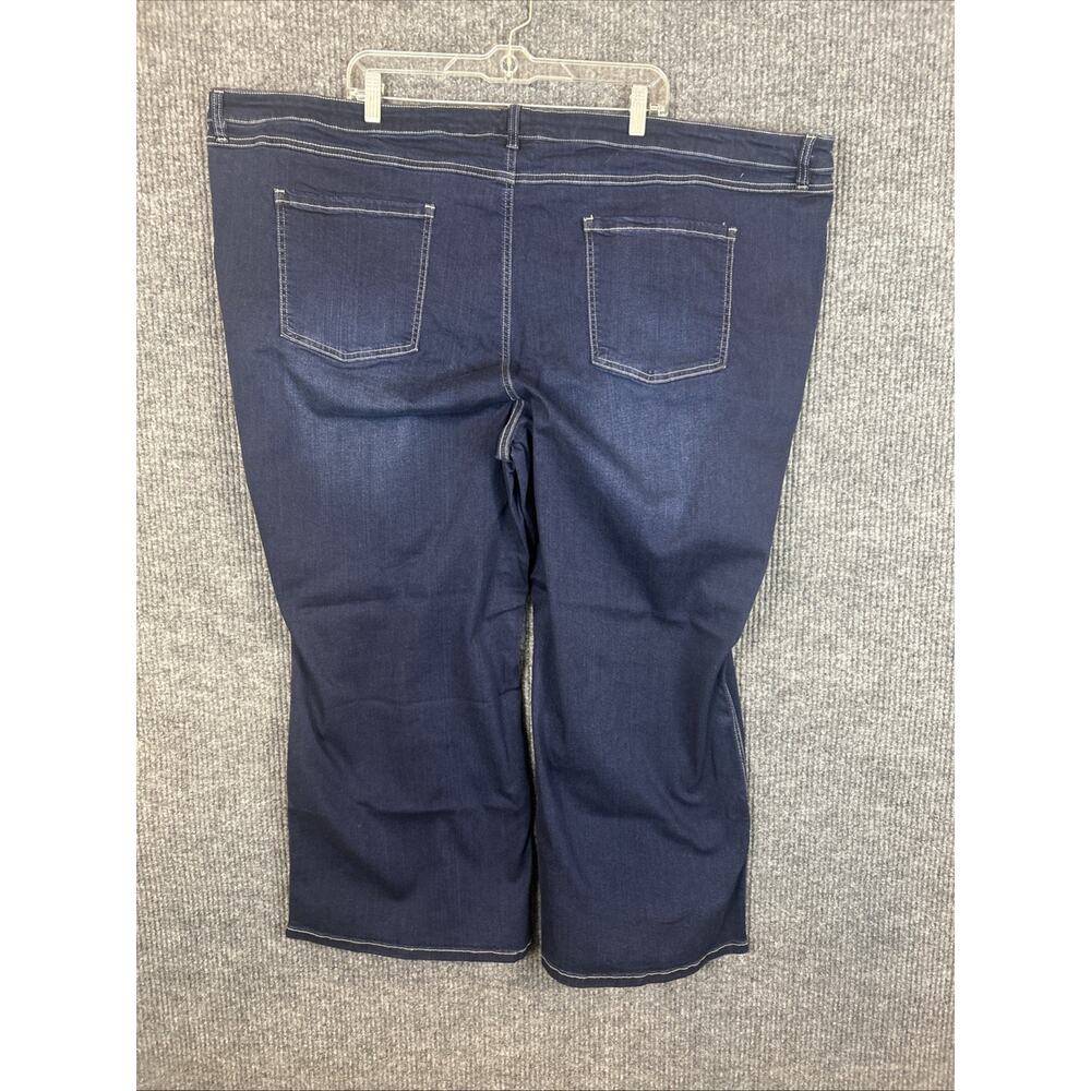 Belle By Kim Gravel Womens Jeans 32WP Seamed To Perfection Dark Wash - Picture 2 of 12